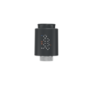 Refurbished electriQ Modern LED Smart TRV Thermostatic Radiator Valves Wi-Fi Version Anthracite