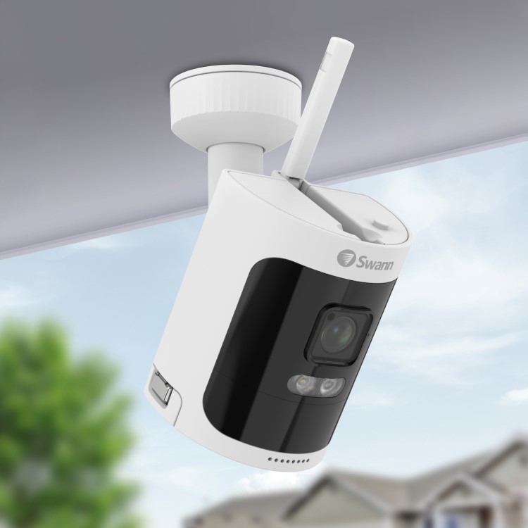 Box Opened Swann AllSecure650 2 Camera 2K Quad HD Wi-Fi NVR CCTV System with 64GB HDD