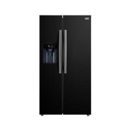 Refurbished Stoves ST SXS905 BLK Freestanding 504 Litre Frost Free American Fridge Freezer