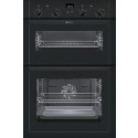A2/U14M42S5GB Refurbished Neff U14M42S5GB 60cm Double Built In Electric Oven Black