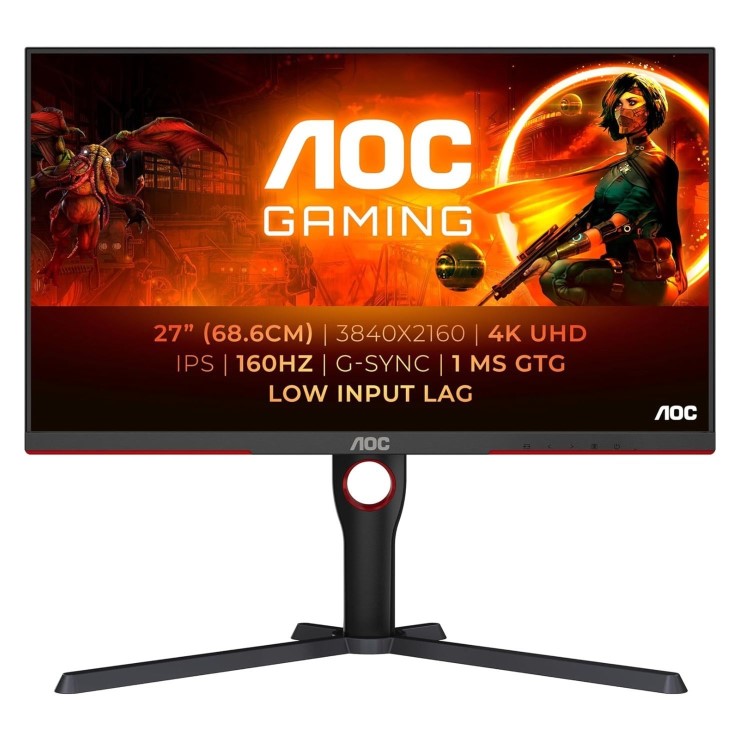 Refurbished AOC U27G3X 27" IPS 4K UHD 160Hz 1 ms Gaming Monitor
