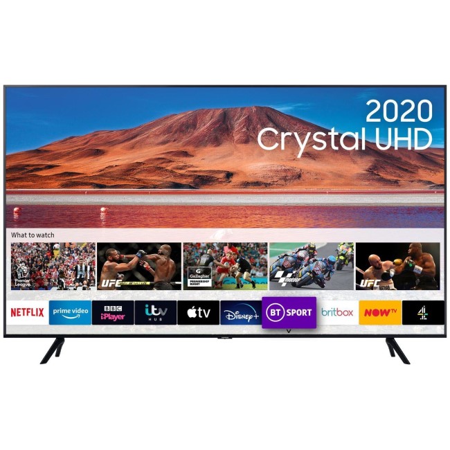 Samsung UE43TU7100KXXU 43" 4K Ultra HD HDR10+ Smart LED TV with TV Plus & Adaptive Sound