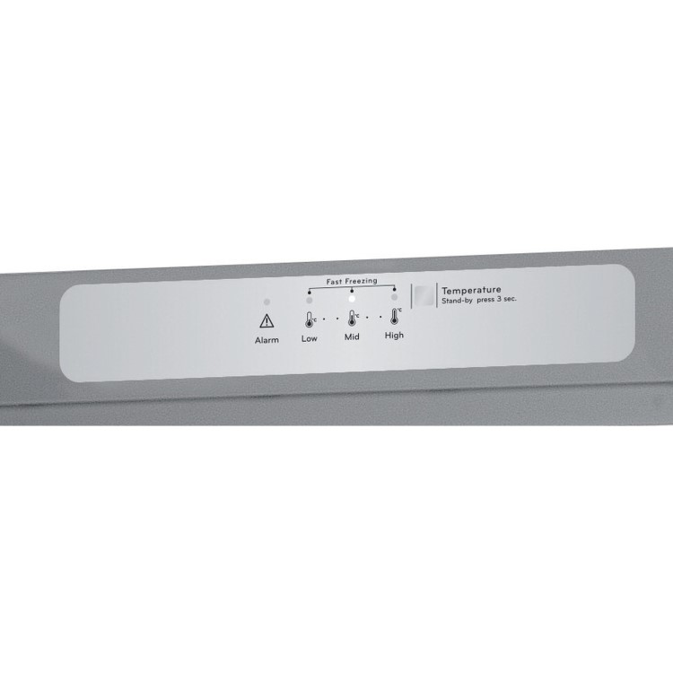 Refurbished Indesit UI6F1TS1 Freestanding 228 Litre Frost Free Freezer Silver