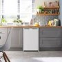 Refurbished Beko UL4584W Freestanding 128 Litre Under Counter Frost Free Larder Fridge White