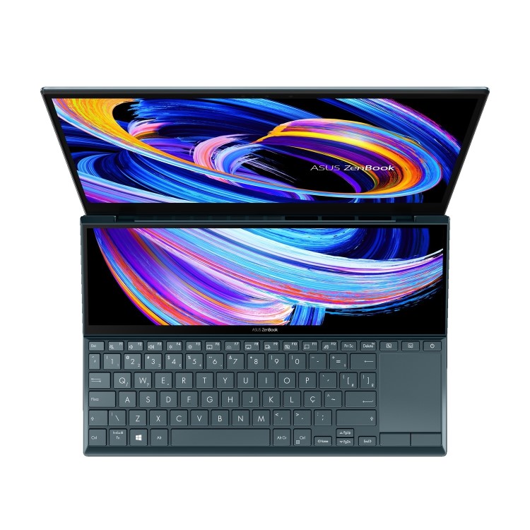 Refurbished Asus Zenbook Duo UX482EA Core i5-1155G7 16GB 512GB 14 Inch Touchscreen Windows 11 Laptop