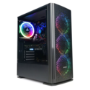 Refurbished CyberPowerPC Blaze AMD Ryzen 5 16GB RAM 500GB SSD RTX 3050 Gaming PC Bundle with 23.8in FHD Monitor Headset Keyboard Mouse and Mouse Pad