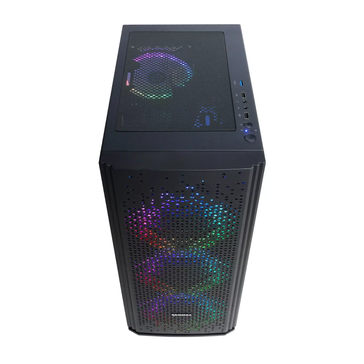 Refurbished CyberPowerPC Blaze AMD Ryzen 5 16GB RAM 500GB SSD RTX 3050 Gaming PC Bundle with 23.8in FHD Monitor Headset Keyboard Mouse and Mouse Pad