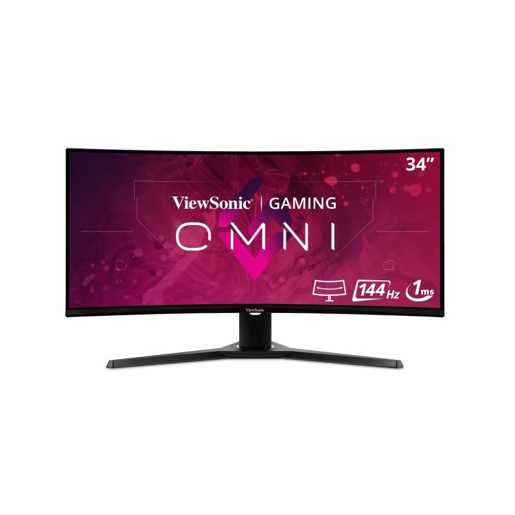 Refurbished ViewSonic VX3418-2KPC 34" VA WQHD 144Hz 1ms FreeSync Curved Gaming Monitor