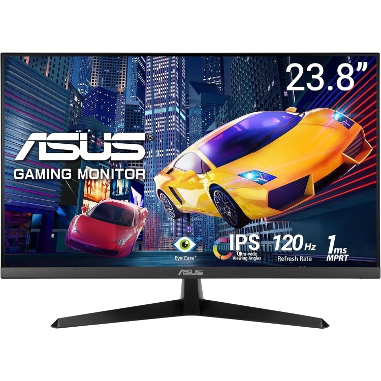 Refurbished ASUS VY249HGR 24" IPS Full HD 120Hz 1ms Eye Care Gaming Monitor