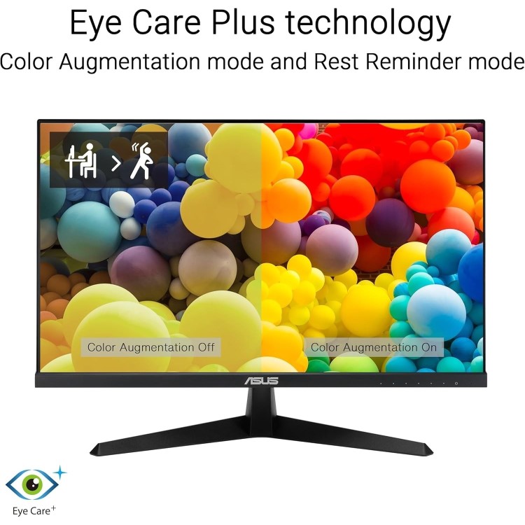Refurbished ASUS VY249HGR 24" IPS Full HD 120Hz 1ms Eye Care Gaming Monitor
