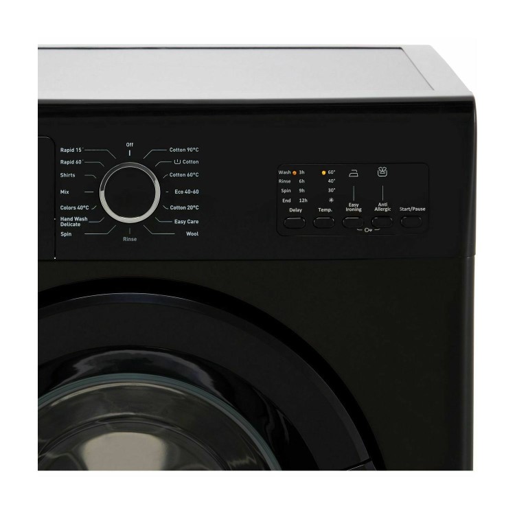 Refurbished Electra W1449CF2BE Freestanding 7KG 1400 Spin Washing Machine Black