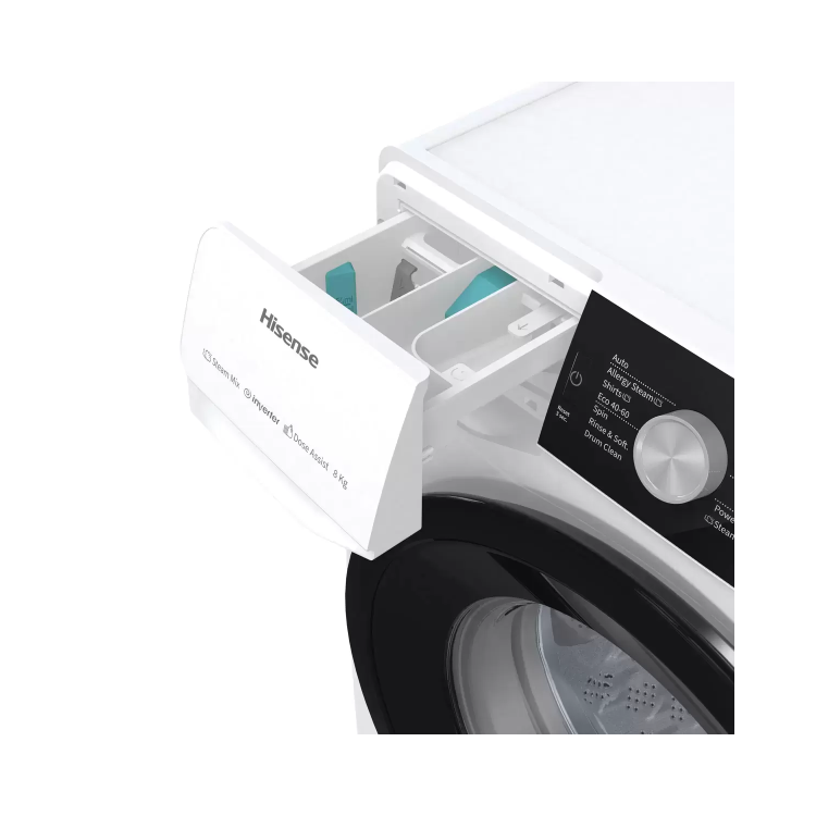 Refurbished Hisense WFGA80141VM Freestanding 8KG 1400 Spin Freestanding Washing Machine