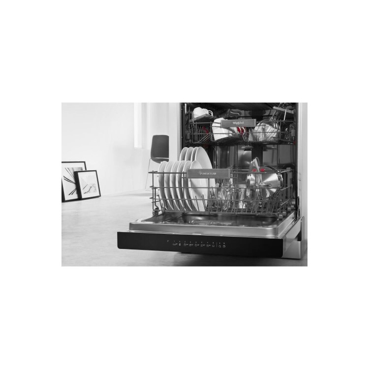 Refurbished Whirlpool Supreme Clean WFO3P33DLXUK 14 Place Freestanding Dishwasher