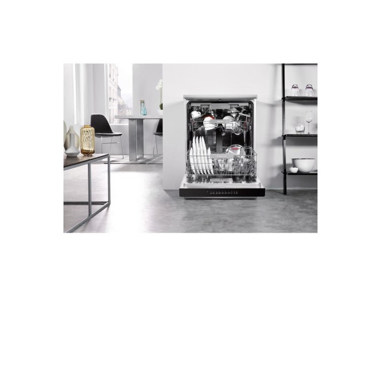 Refurbished Whirlpool Supreme Clean WFO3P33DLXUK 14 Place Freestanding Dishwasher