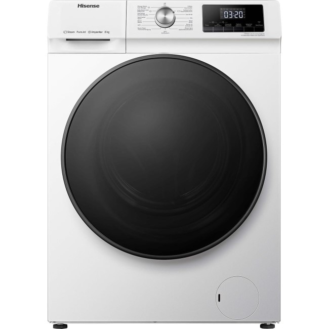Hisense 8kg 1400rpm Freestanding Washing Machine - White