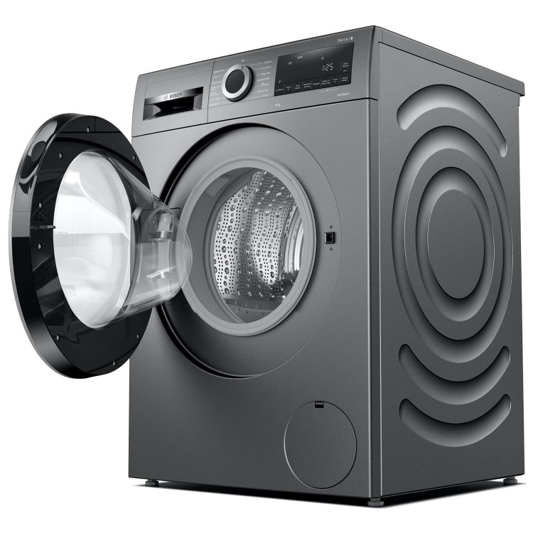Refurbished Bosch Serie 6 WGG2449RGB Freestanding 9KG 1400 Spin Washing Machine Graphite