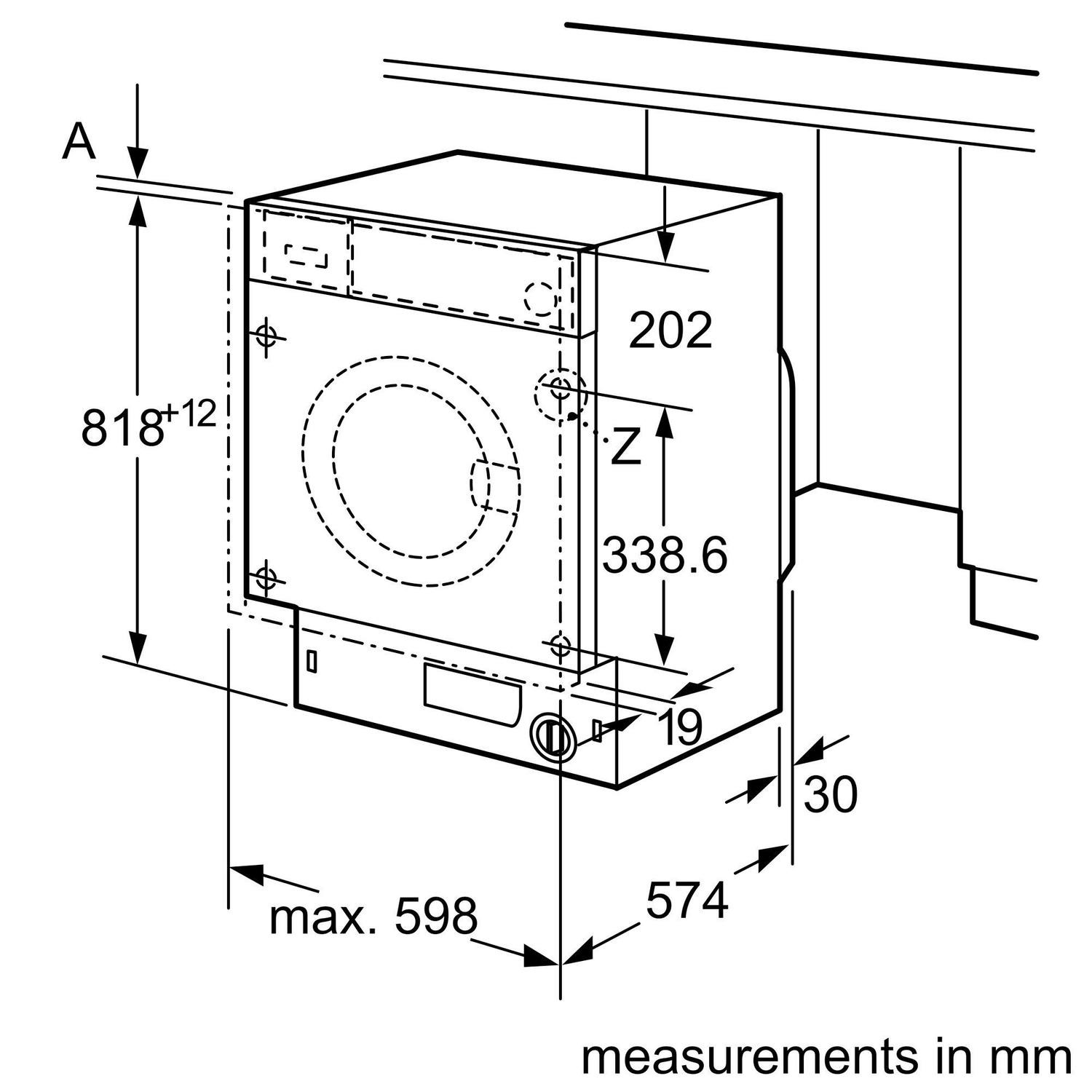 Bosch Series 6 8kg 1400rpm Integrated Washing Machine BuyItDirect.ie