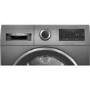 Refurbished Bosch Serie 6 WQG245R9GB Freestanding Heat Pump 9KG Tumble Dryer Graphite 