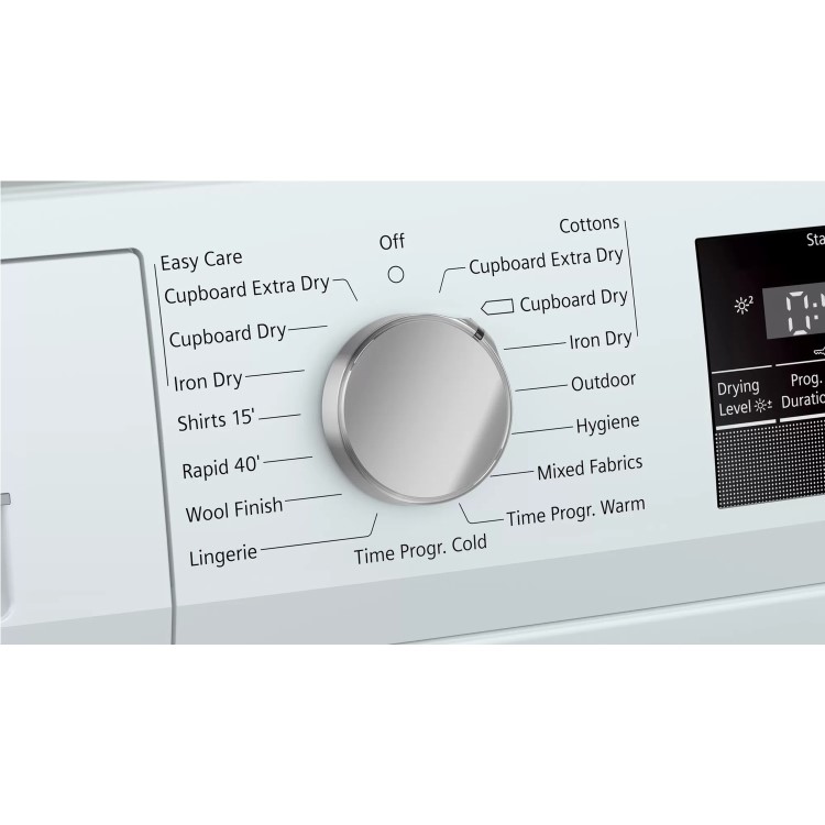 Refurbished Siemens iQ300 WT45N202GB Freestanding Condenser 8KG Tumble Dryer White