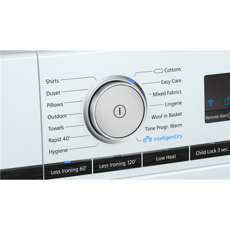 Refurbished Siemens WT48XRH9GB iQ500 Freestanding Heat Pump 9KG Tumble Dryer White