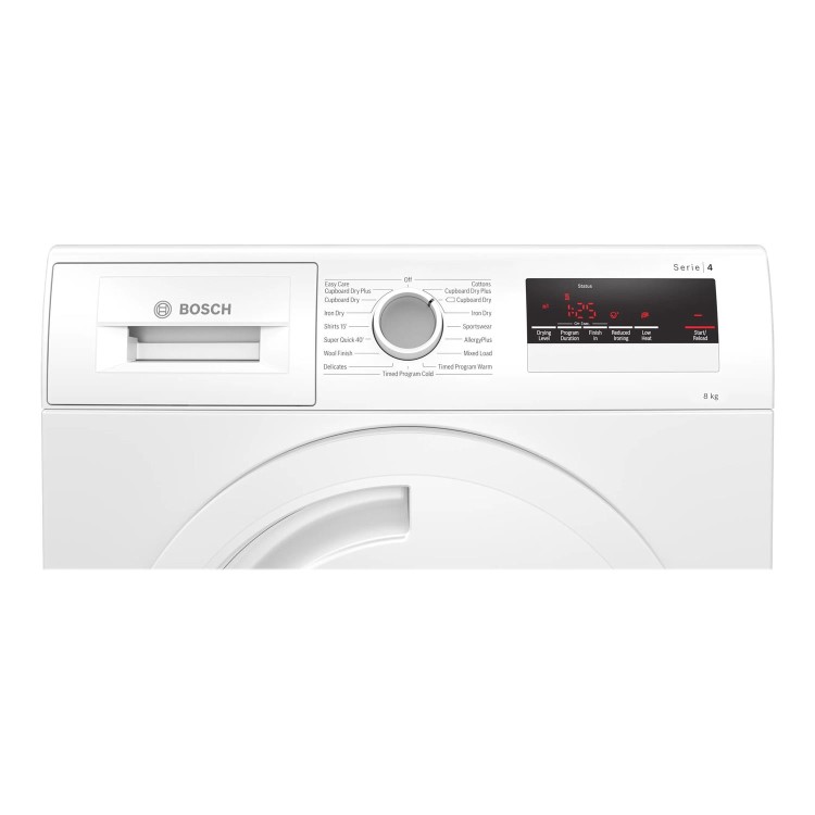 Refurbished Bosch Serie 4 WTN83201GB Freestanding Condenser 8KG Tumble Dryer