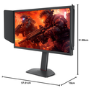 Refurbished BenQ Zowie XL2546X 245" Fast TN Full HD 240Hz Gaming Monitor