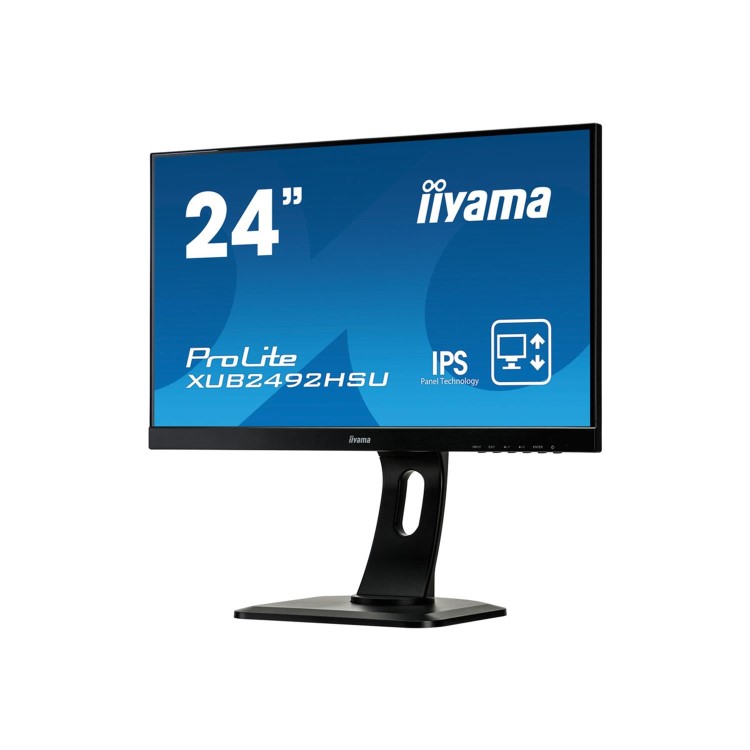 Refurbished Ilyama ProLite XUB2492HSU-B1 Full HD 24" IPS LCD Monitor