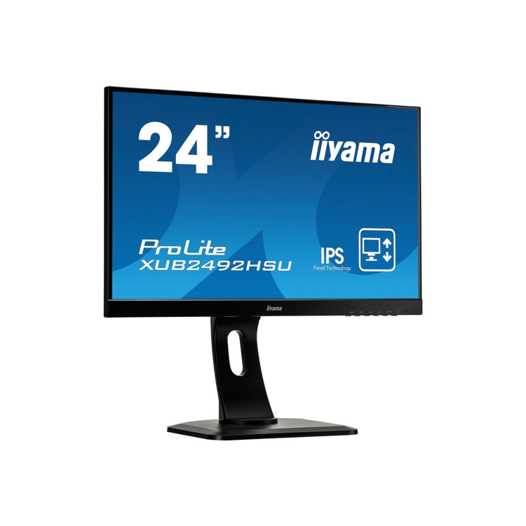 Refurbished Ilyama ProLite XUB2492HSU-B1 Full HD 24" IPS LCD Monitor