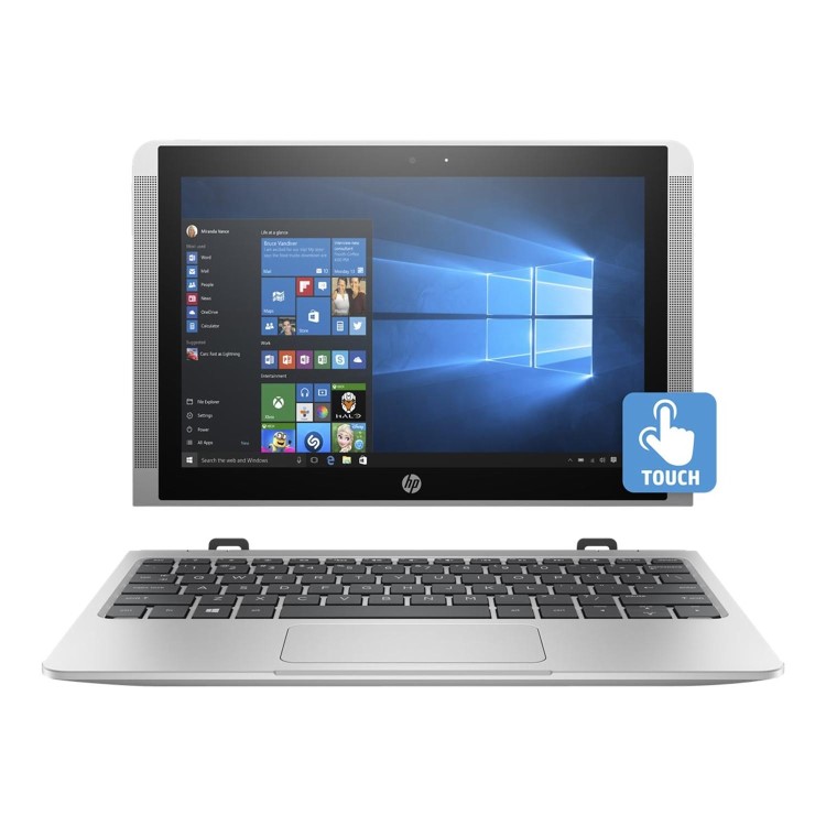 Hewlett Packard Refurbished HP x2 10-p005na Intel Atom x5-Z8350 4GB 64GB 500GB 10.1 Inch Windows 10 Touchscreen 2 in 1 Laptop 
