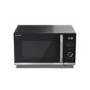 Sharp YC-QS254AU-B 25L Black Flatbed Microwave – 900 W & 8 Auto Programmes