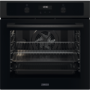 Refurbished Zanussi Series 60 ZOPNA7K1 Pyrolytic AirFry 60cm Single Built In Electric Oven Black