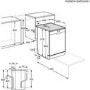 Refurbished Zanussi Series 20 ZSFN121W3 9 Place Freestanding Slimline Dishwasher White