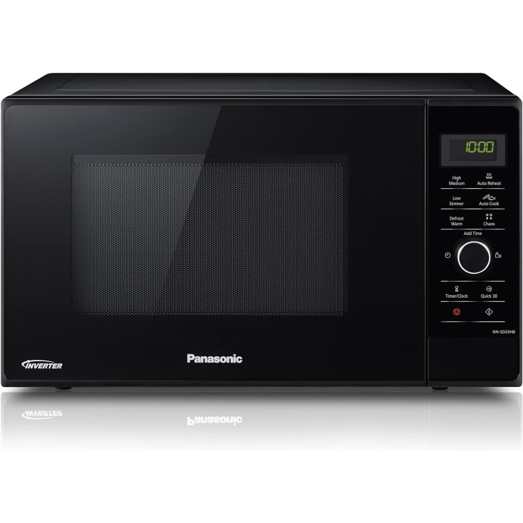 Refurbished Panasonic NN-SD25HBPQ 23L 1000W Solo Microwave Black