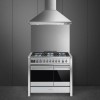 Smeg Opera 100cm Dual Fuel Range Cooker - Stainless Steel