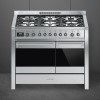 Smeg Opera 100cm Dual Fuel Range Cooker - Stainless Steel