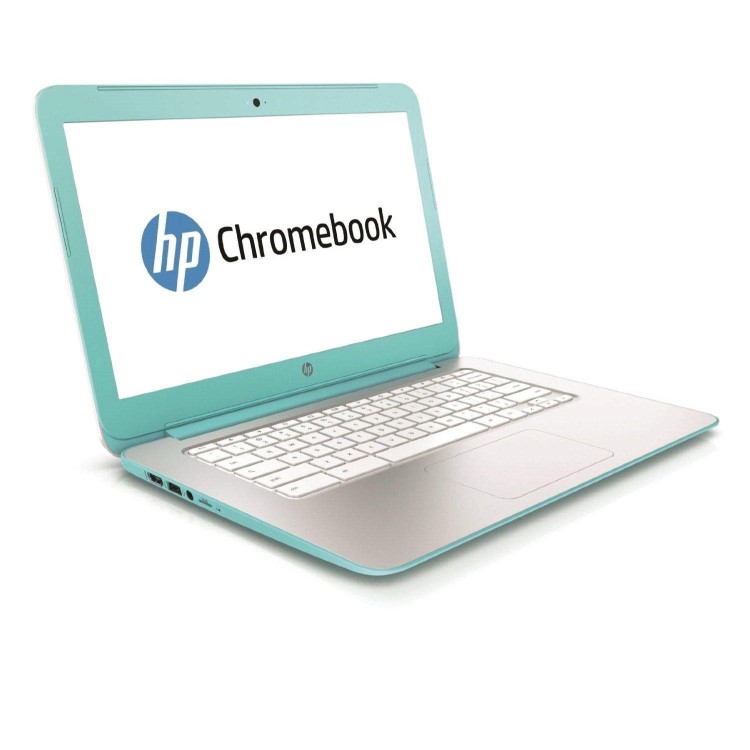 Refurbished HP Chromebook 14-x050na Turquoise NVIDIA Tegra K1 2GB 16GB 14 Inch Google Chrome OS Laptop 