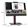 Refurbished Lenovo ThinkCentre Gen 5 Tiny-in-One 22" IPS Full HD Touchscreen Monitor