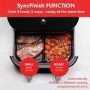 Refurbished Instant Vortex Plus VersaZone 8.5L Large Air Fryer with ClearCook - Stainless Steel