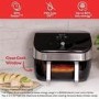 Refurbished Instant Vortex Plus VersaZone 8.5L Large Air Fryer with ClearCook - Stainless Steel