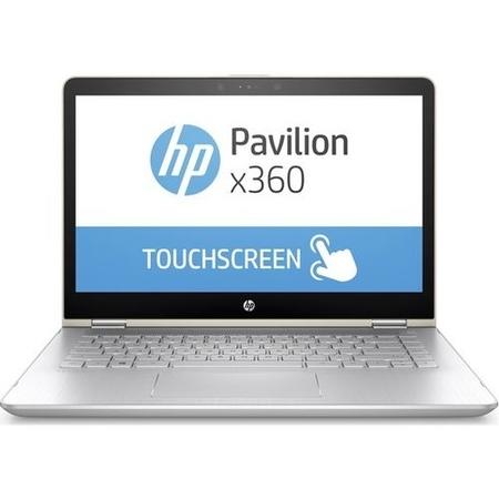 Refurbished HP Pavilion x360 14-ba095sa Core i3-7100U 8GB 128GB 14 Inch Windows 10 Touchscreen 2 in 1 Laptop in Gold