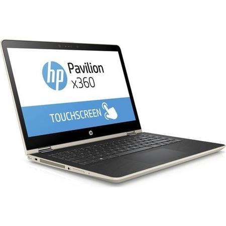 Refurbished HP Pavilion x360 14-ba095sa Core i3-7100U 8GB 128GB 14 Inch Windows 10 Touchscreen 2 in 1 Laptop in Gold