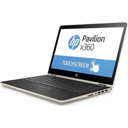 Refurbished HP Pavilion x360 14-ba095sa Core i3-7100U 8GB 128GB 14 Inch Windows 10 Touchscreen 2 in 1 Laptop in Gold