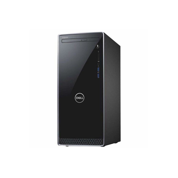 Refurbished Dell Inspiron 3670 Core i3 9100 8GB 1TB Windows 10 Desktop PC In Black