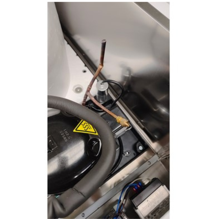 Refurbished Hamoki GN1410TN Double Door Stainless Steel Refrigerator -  1375ltr Gross Capacity - GN2/1