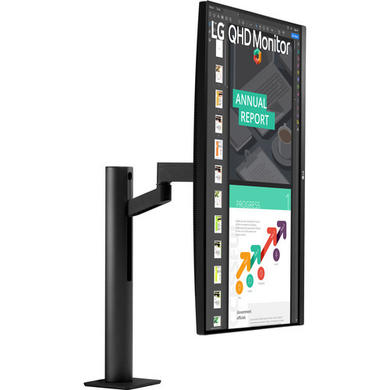 Refurbished LG 27QN880 Ergo 27" QHD IPS FreeSync Monitor 