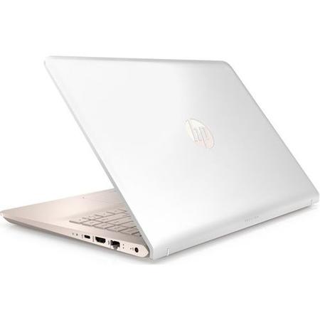 Refurbished HP Pavilion 14-bk069sa Intel Pentium 4GB 1TB 14 Inch Windows 10 Laptop in White and Rose Gold
