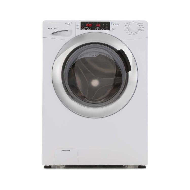 Refurbished Candy Grand'O Vita GVS1610THC3 Smart Freestanding 10KG 1600 Spin Washing Machine