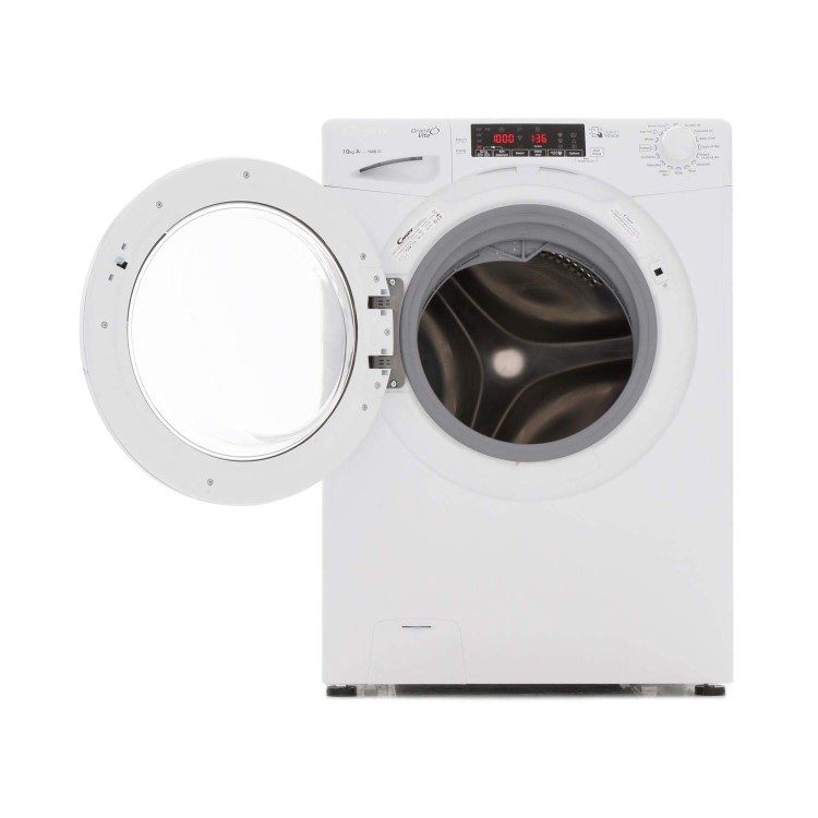 Refurbished Candy Grand'O Vita GVS1610THC3 Smart Freestanding 10KG 1600 Spin Washing Machine
