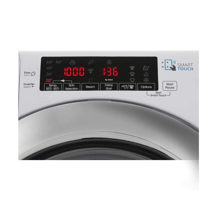Refurbished Candy Grand'O Vita GVS1610THC3 Smart Freestanding 10KG 1600 Spin Washing Machine