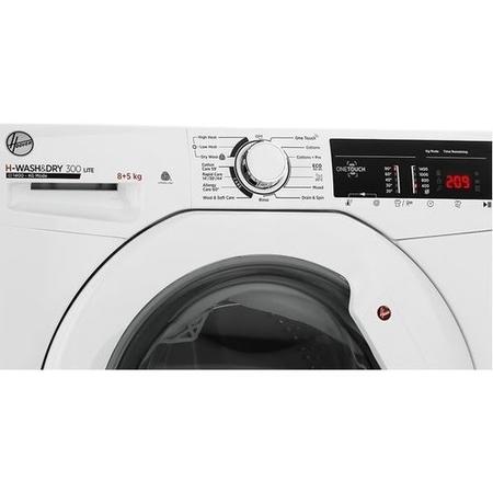 Refurbished Hoover H-Wash 300 H3D 485TE Smart Freestanding 8/5KG 1400 Spin Washer Dryer White